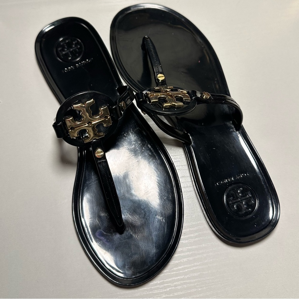 Tory Burch Jelly Black Sandals